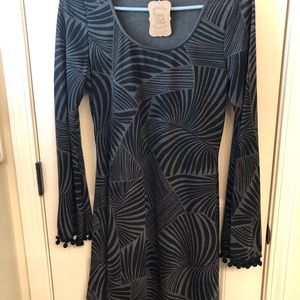 Christian Caliendo NWT flirty black dress